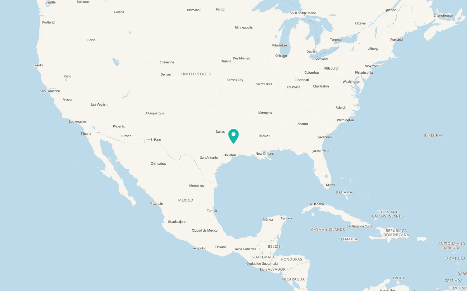 Map of Pleasant Hill