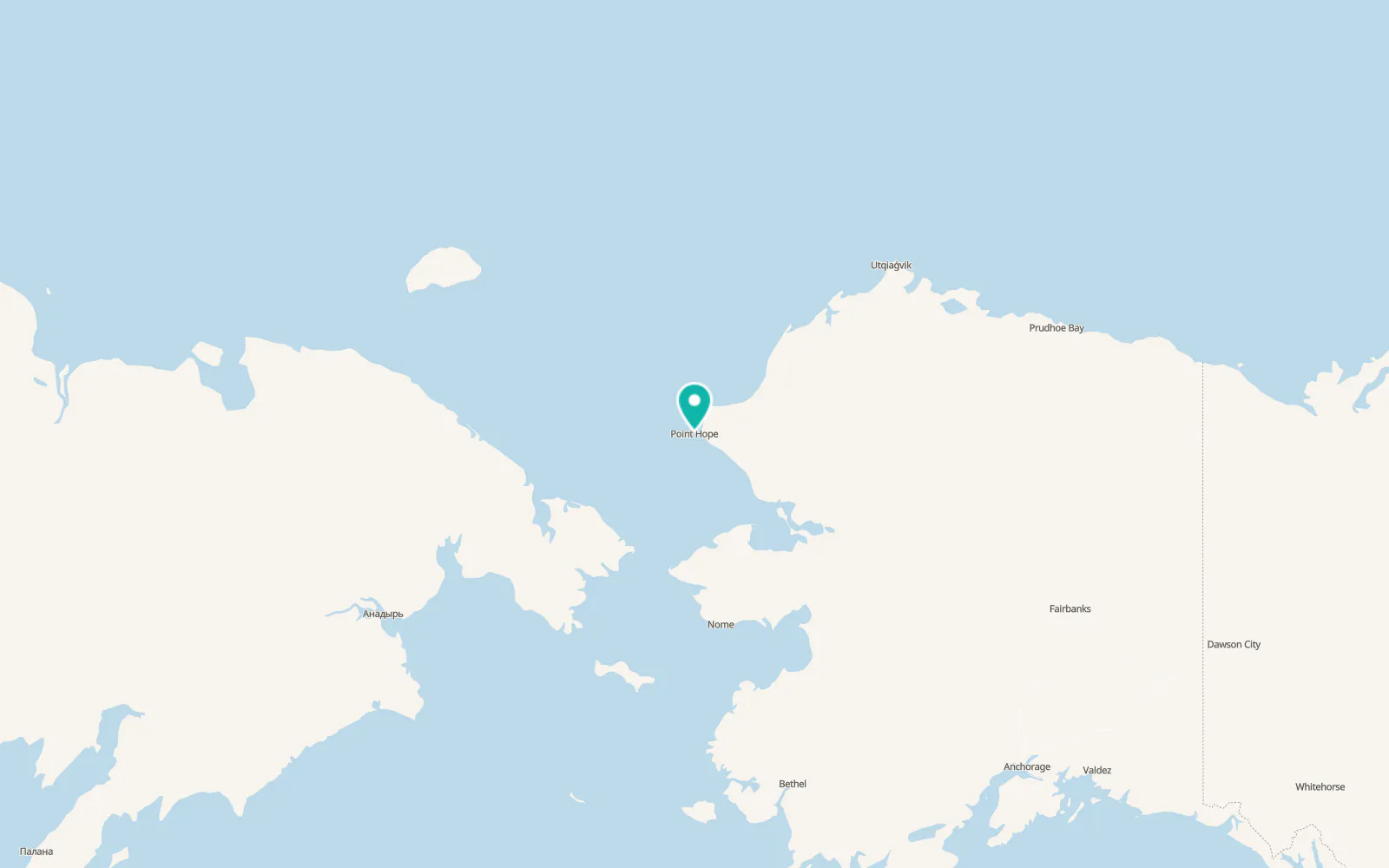 Map of Point Hope