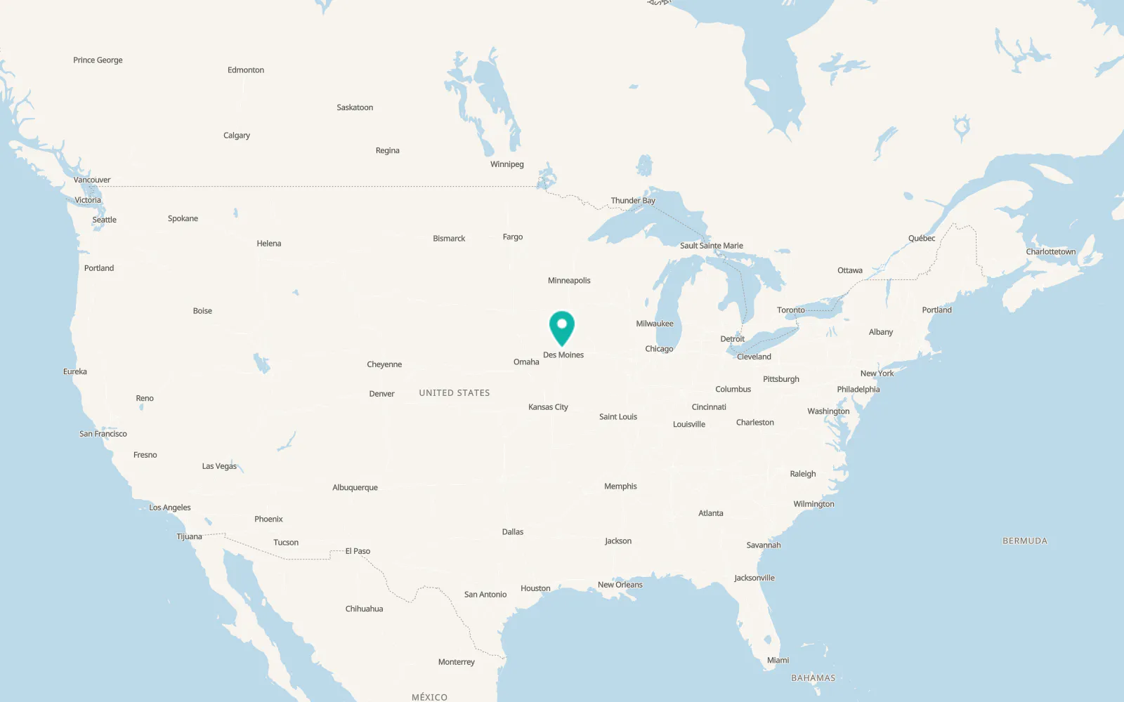 Map of Polk City