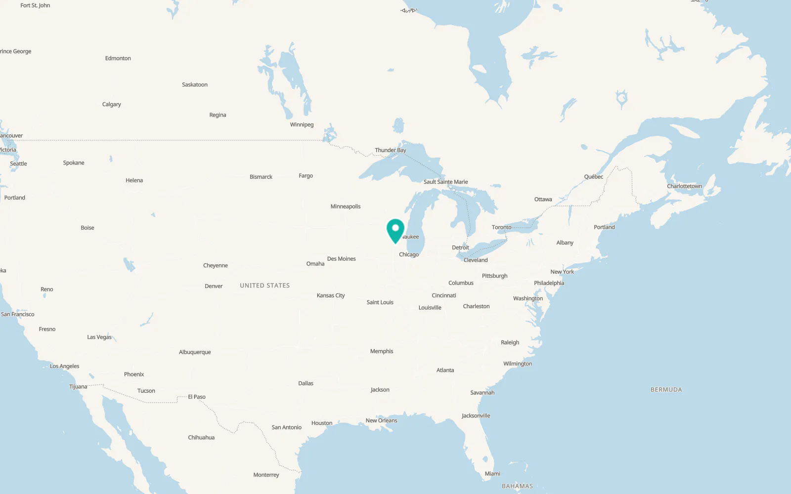 Map of Poplar Grove