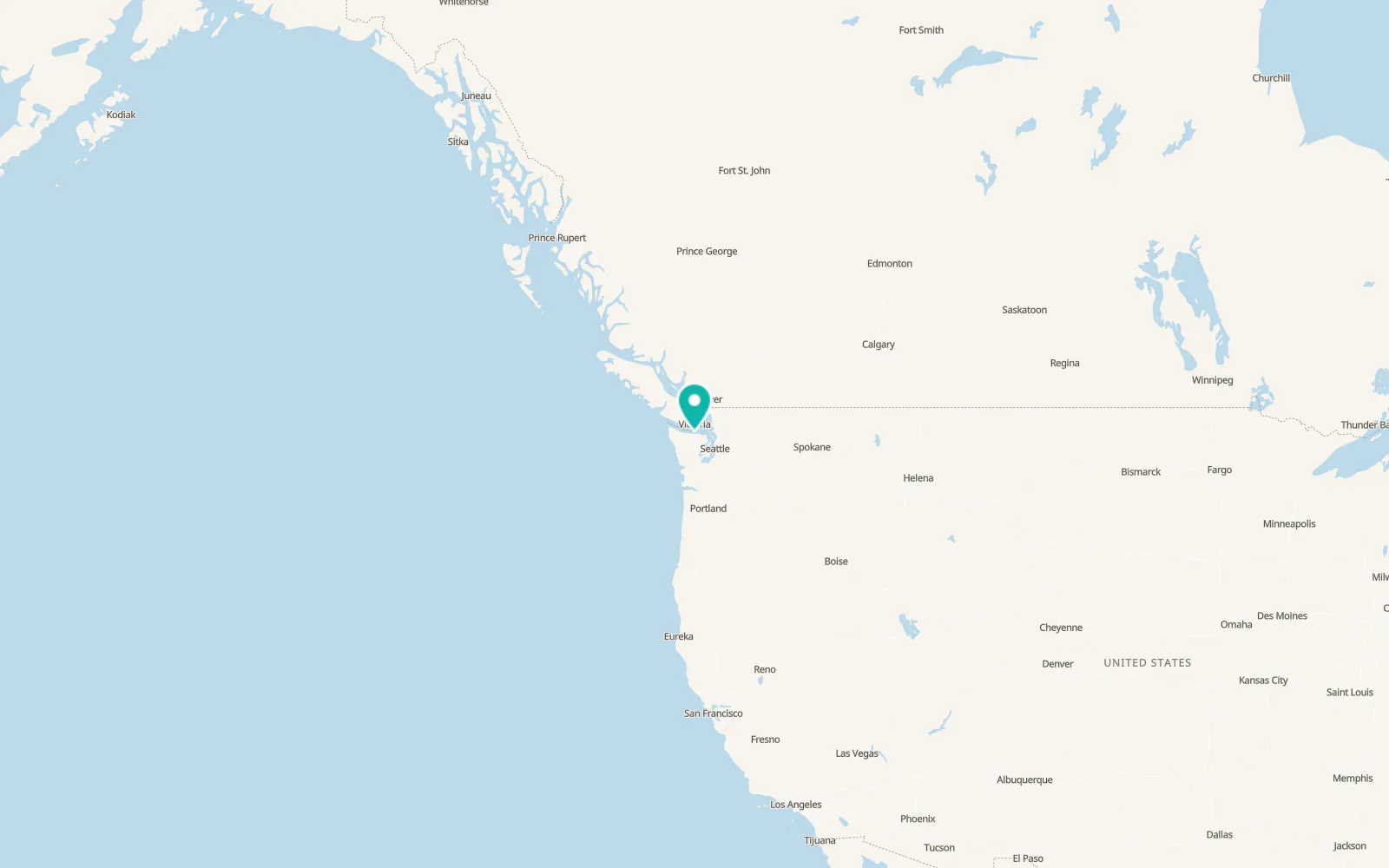 Map of Port Angeles East