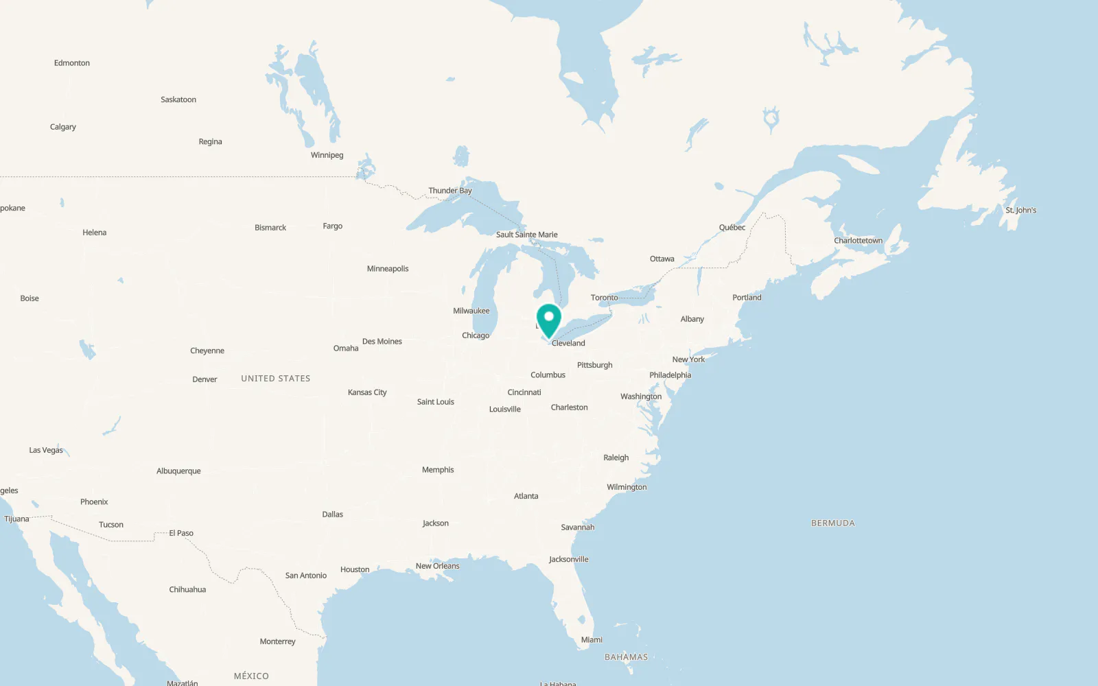 Map of Port Clinton