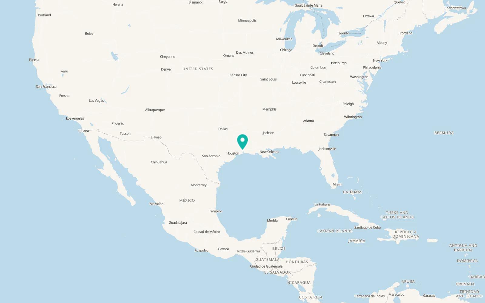 Map of Port Neches