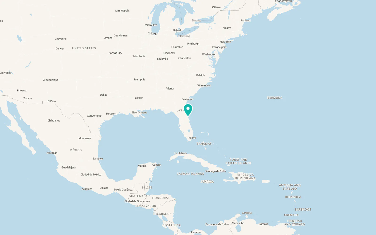 Map of Port Orange
