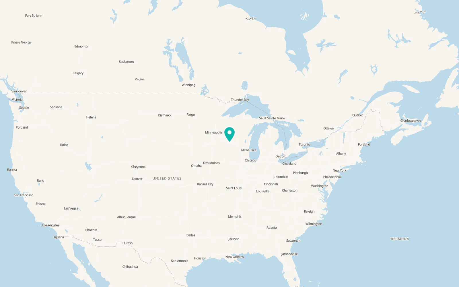 Map of Portland
