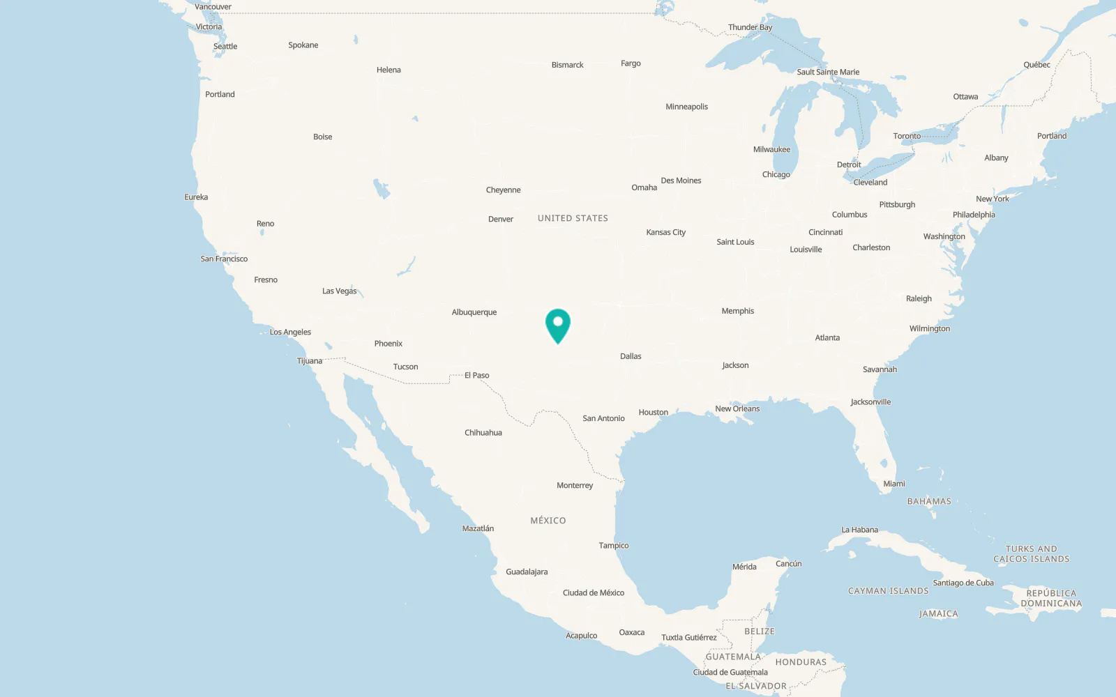 Map of Post