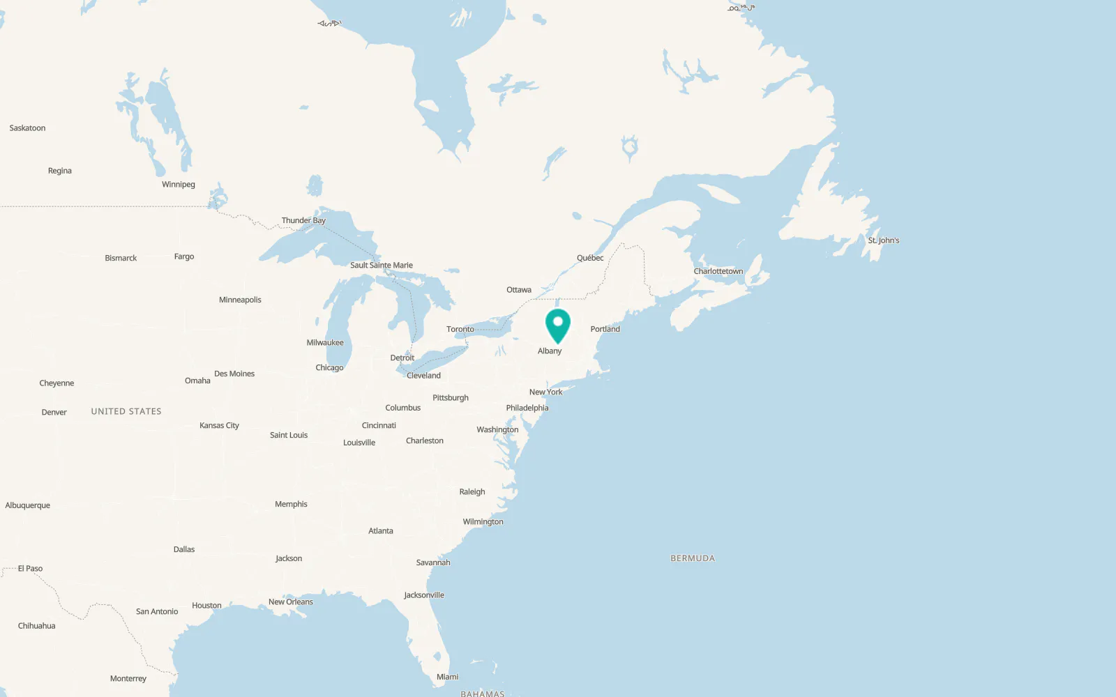Map of Pownal