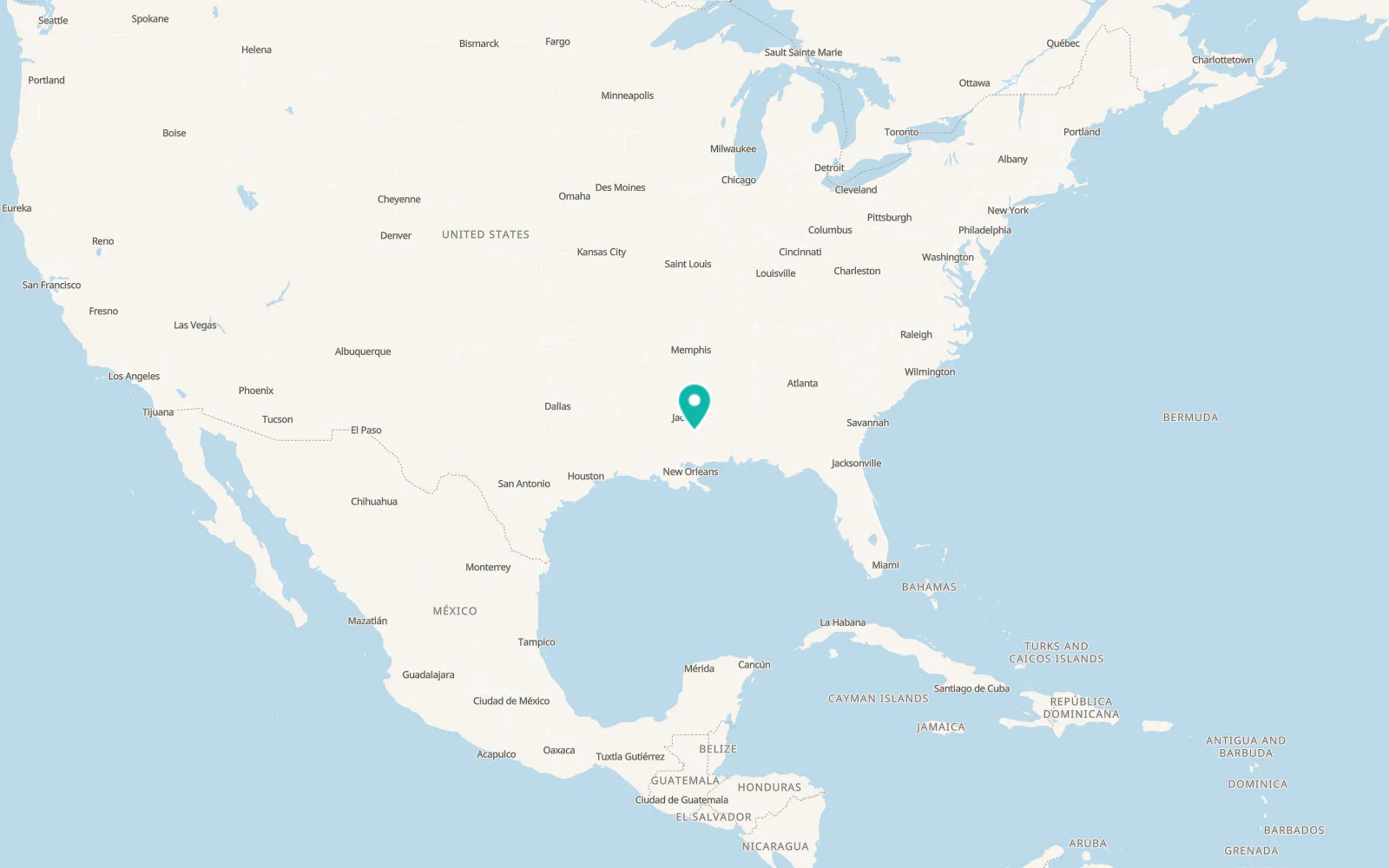 Map of Prentiss