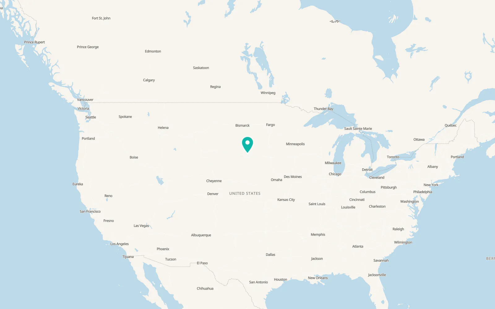 Map of Presho