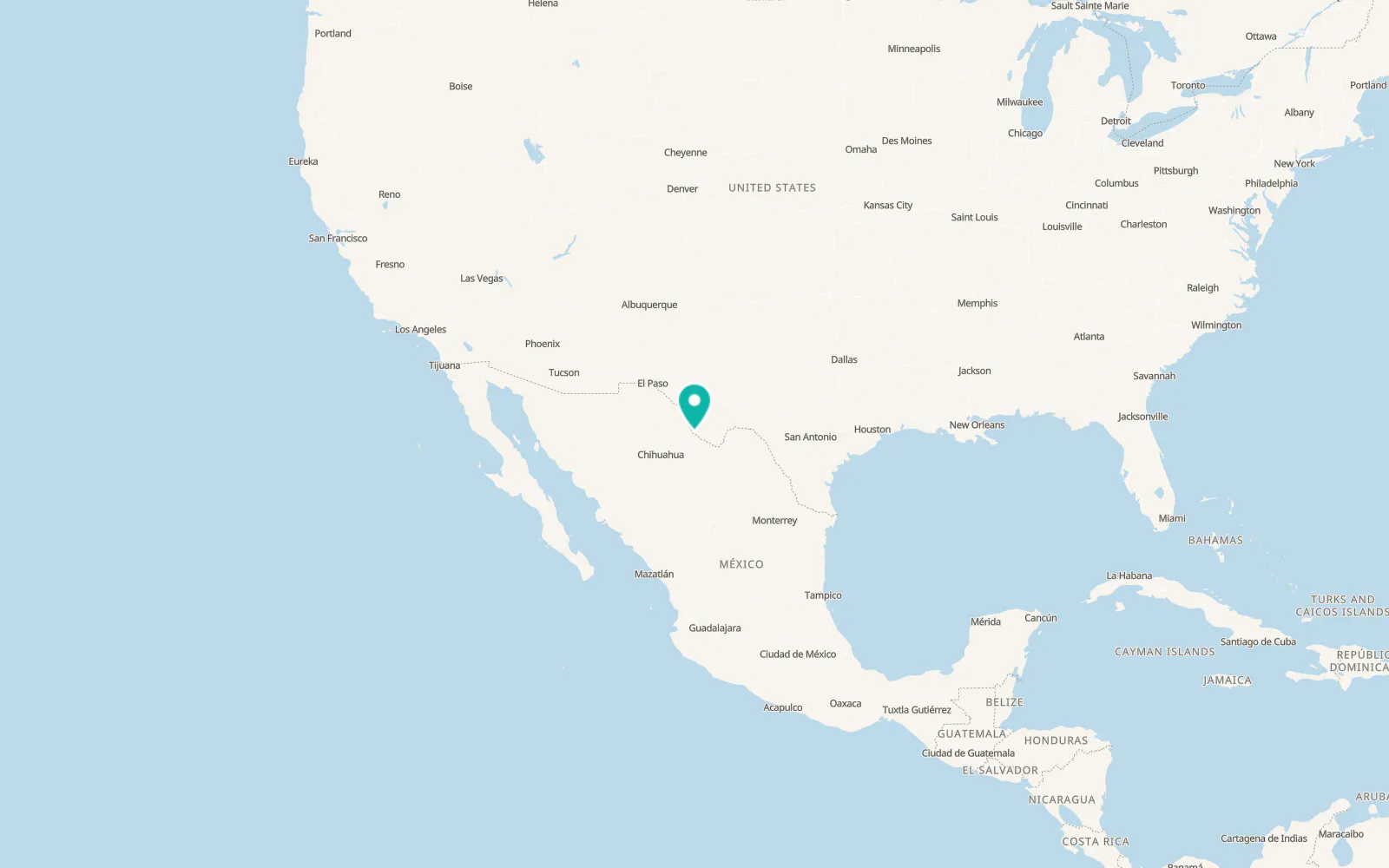 Map of Presidio