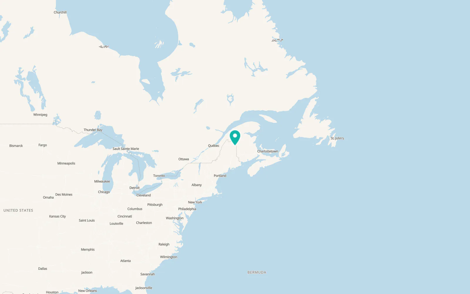 Map of Presque Isle