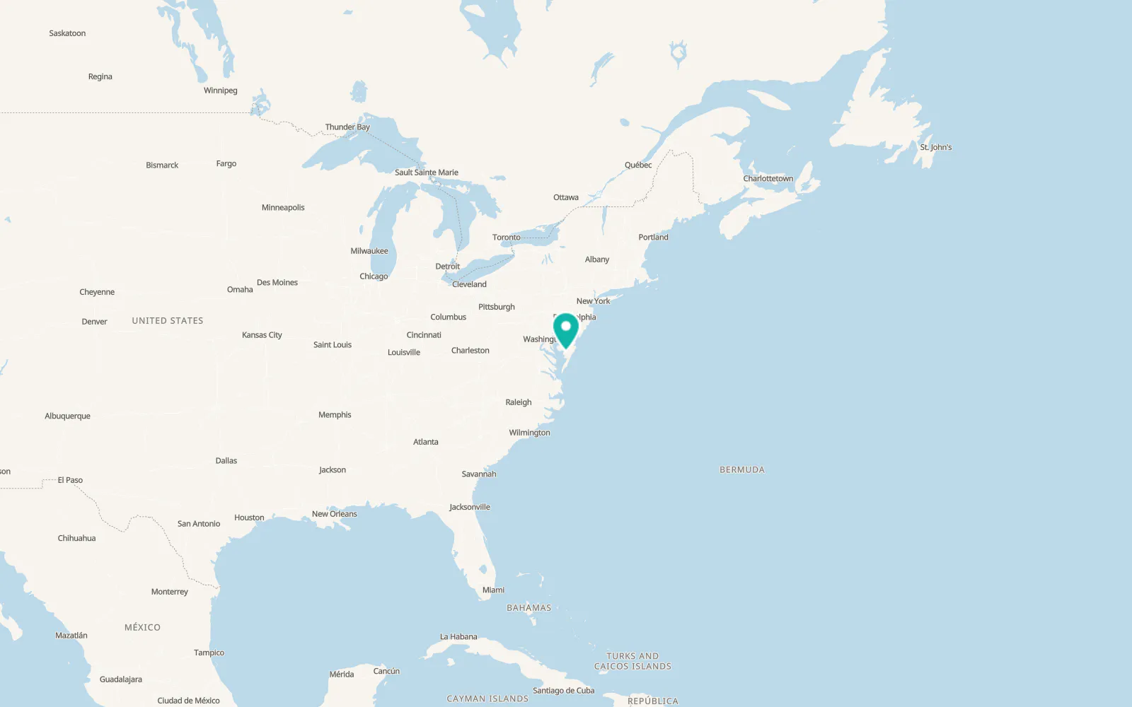 Map of Princess Anne