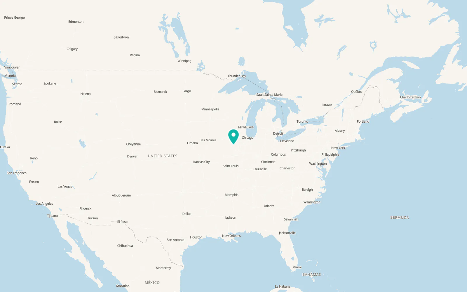 Map of Princeville