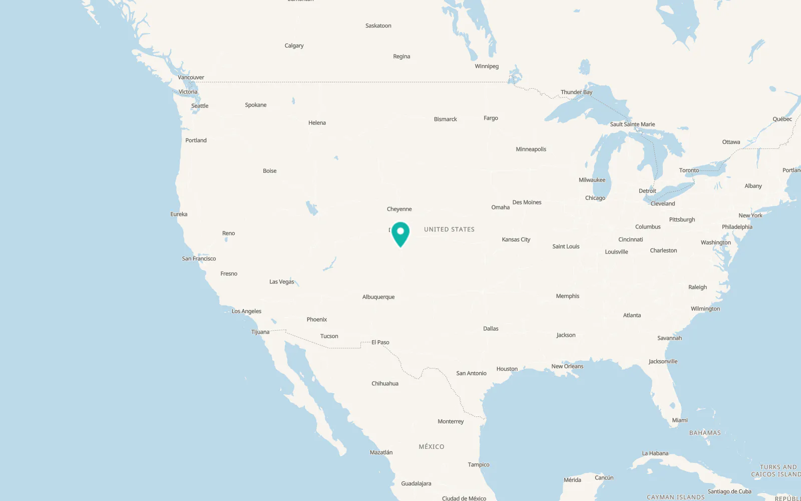 Map of Pueblo West