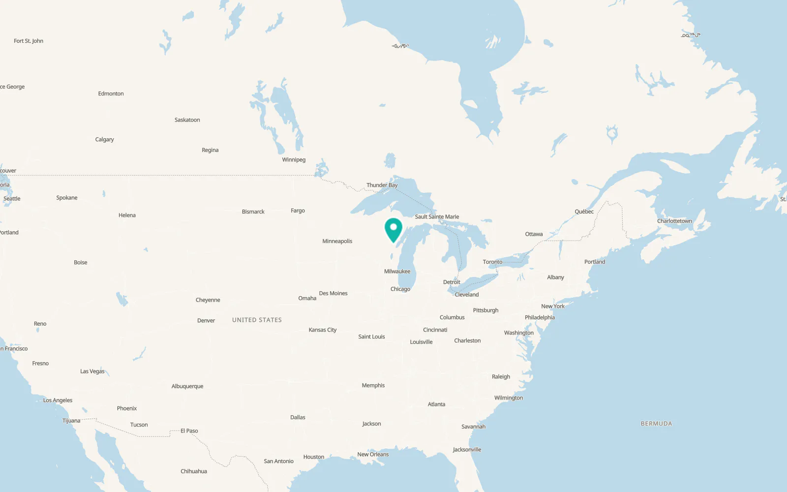 Map of Pulaski