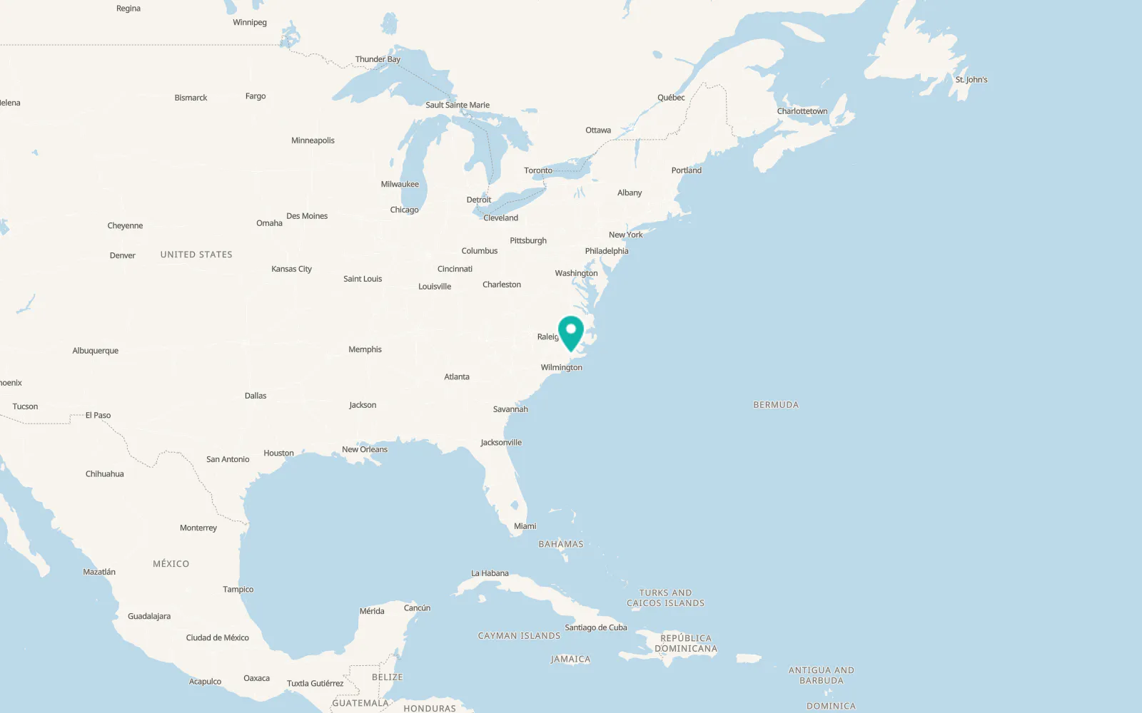 Map of Pumpkin Center