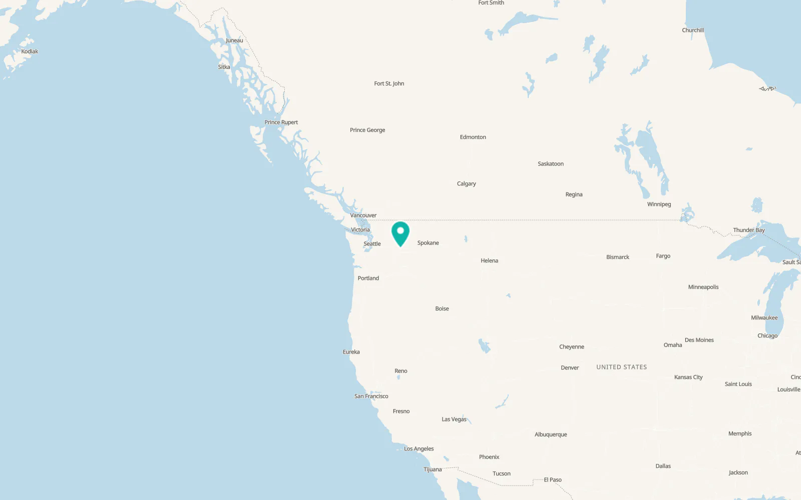 Map of Quincy