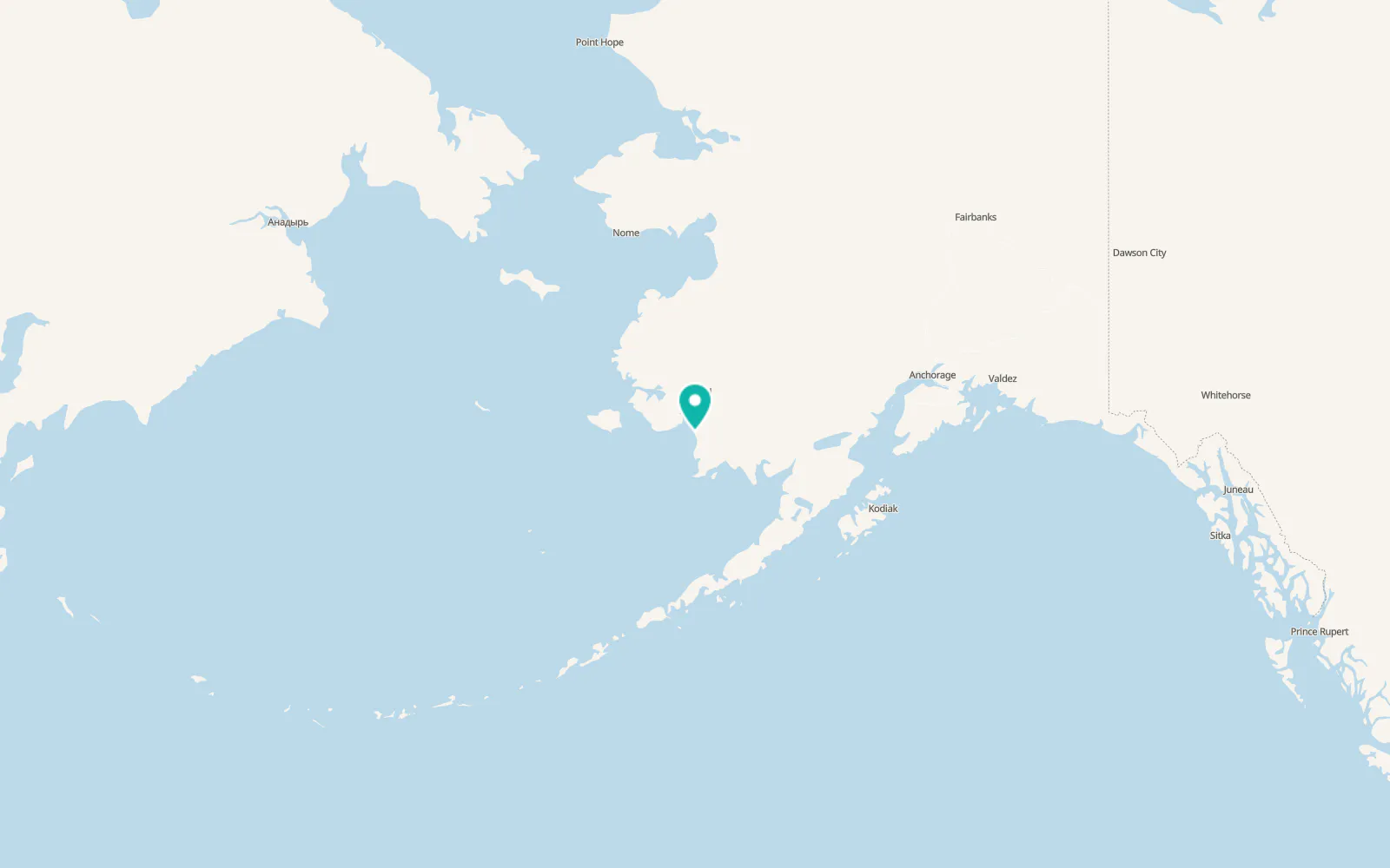 Map of Quinhagak