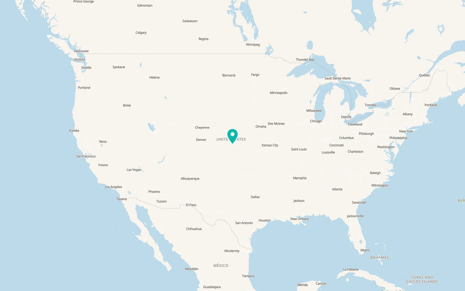 Map of Quinter