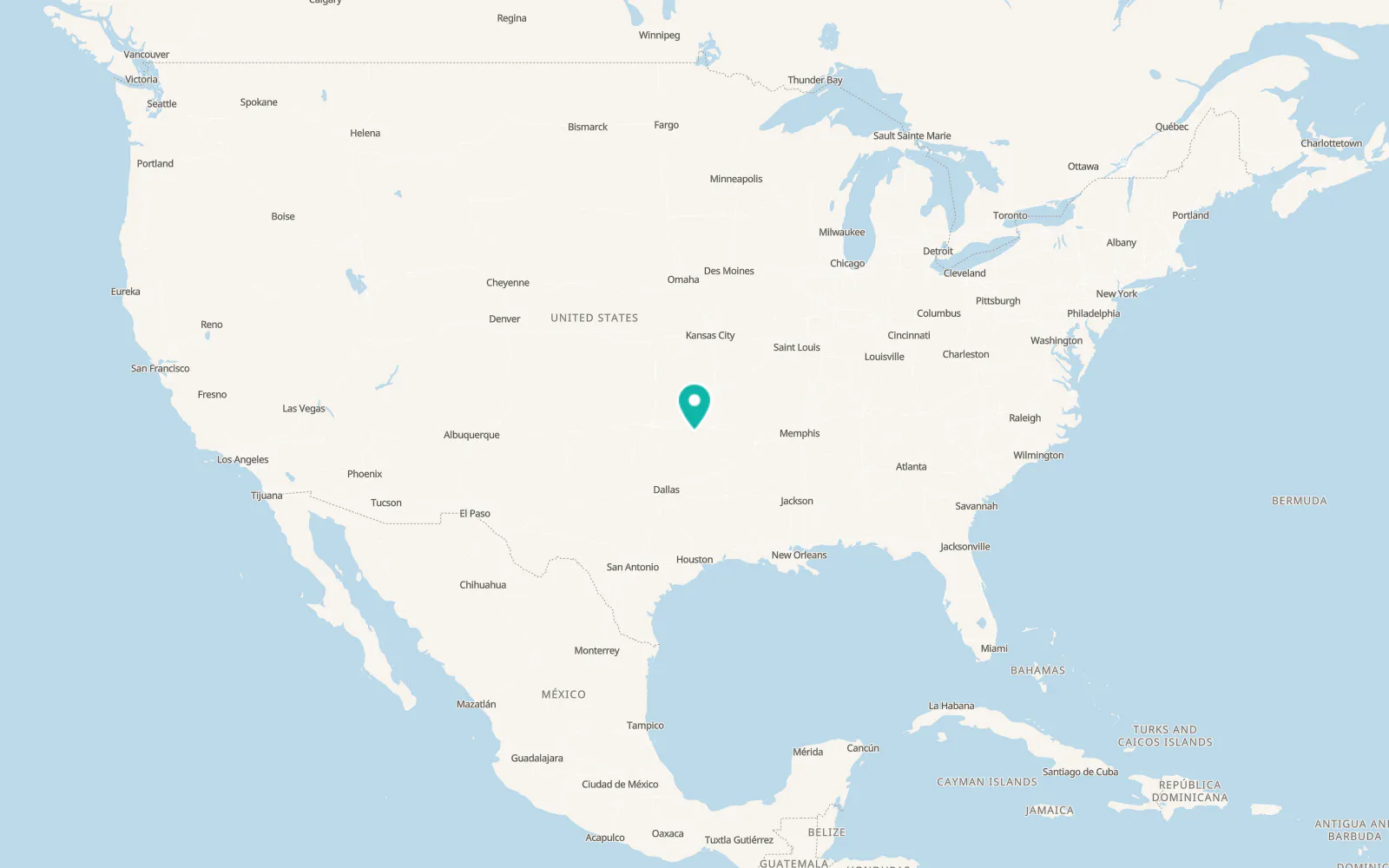 Map of Quinton