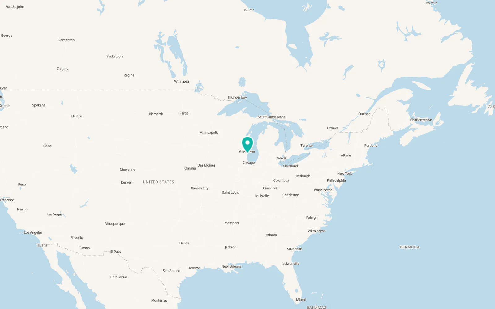 Map of Racine