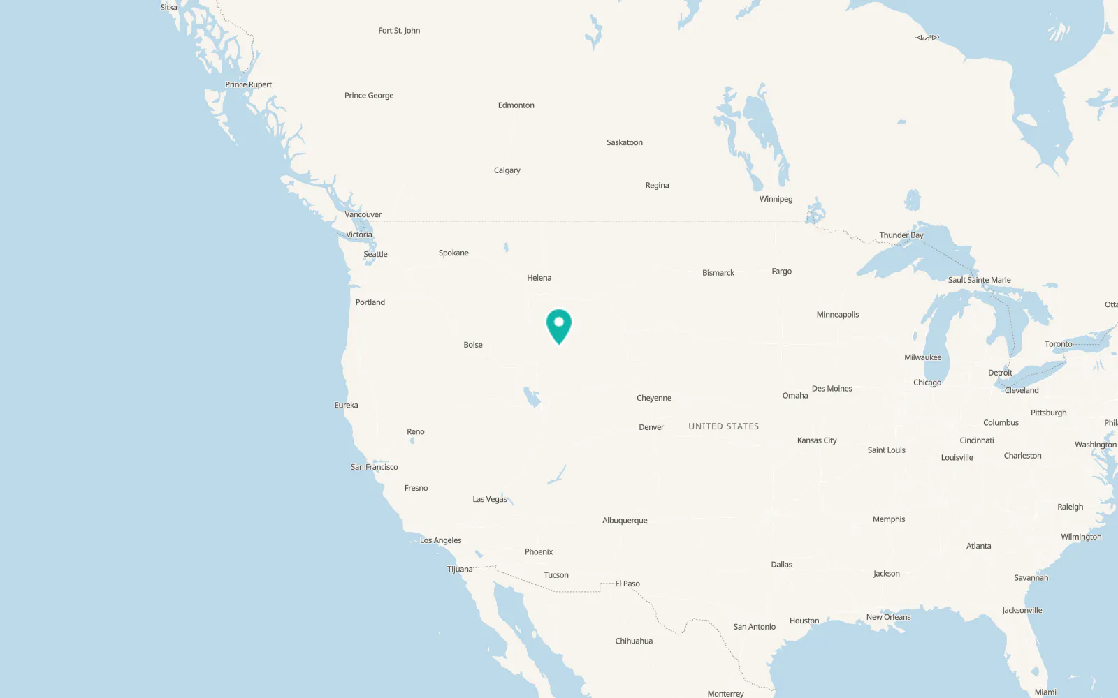 Map of Rafter J Ranch