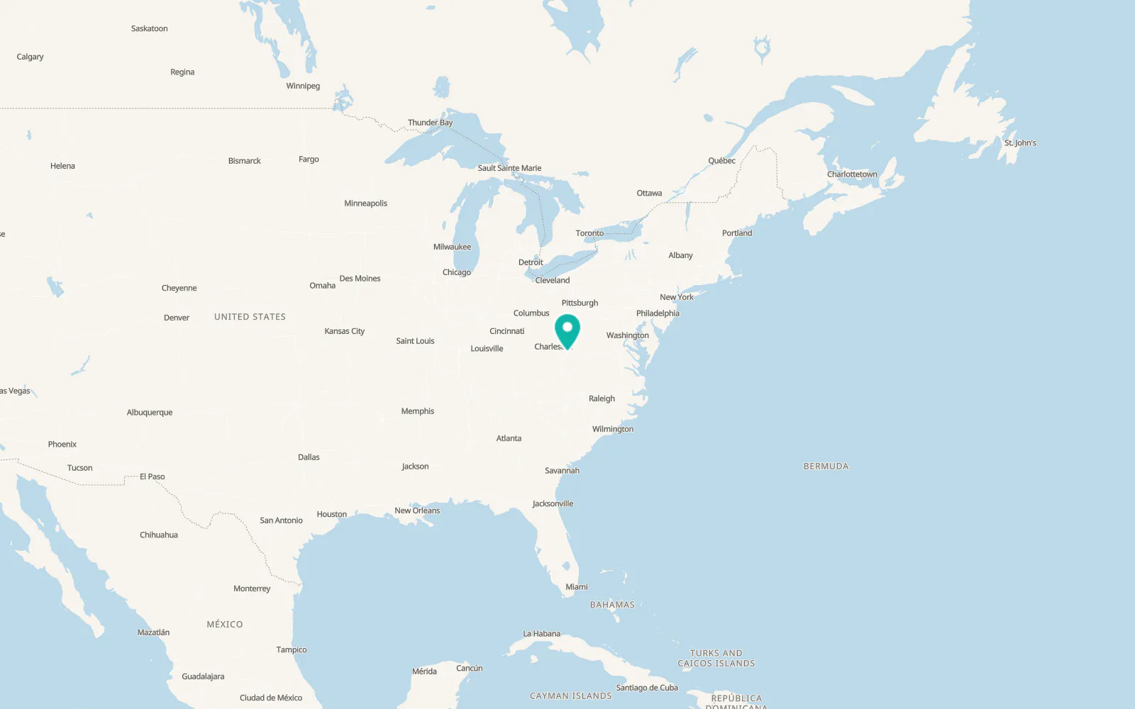 Map of Rainelle