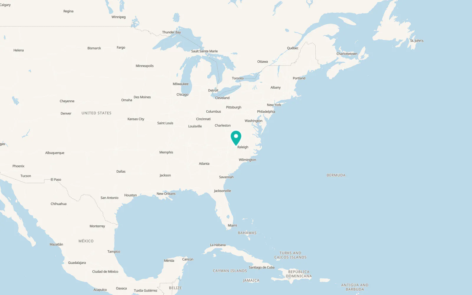 Map of Ramseur