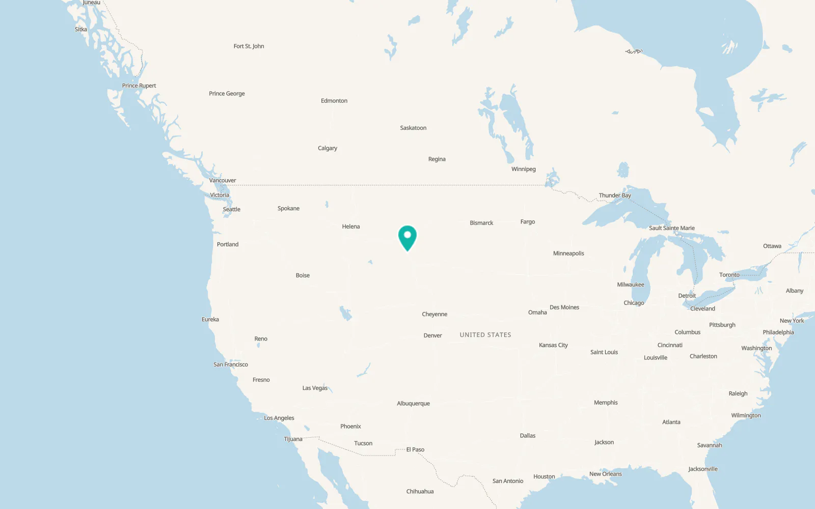 Map of Ranchester