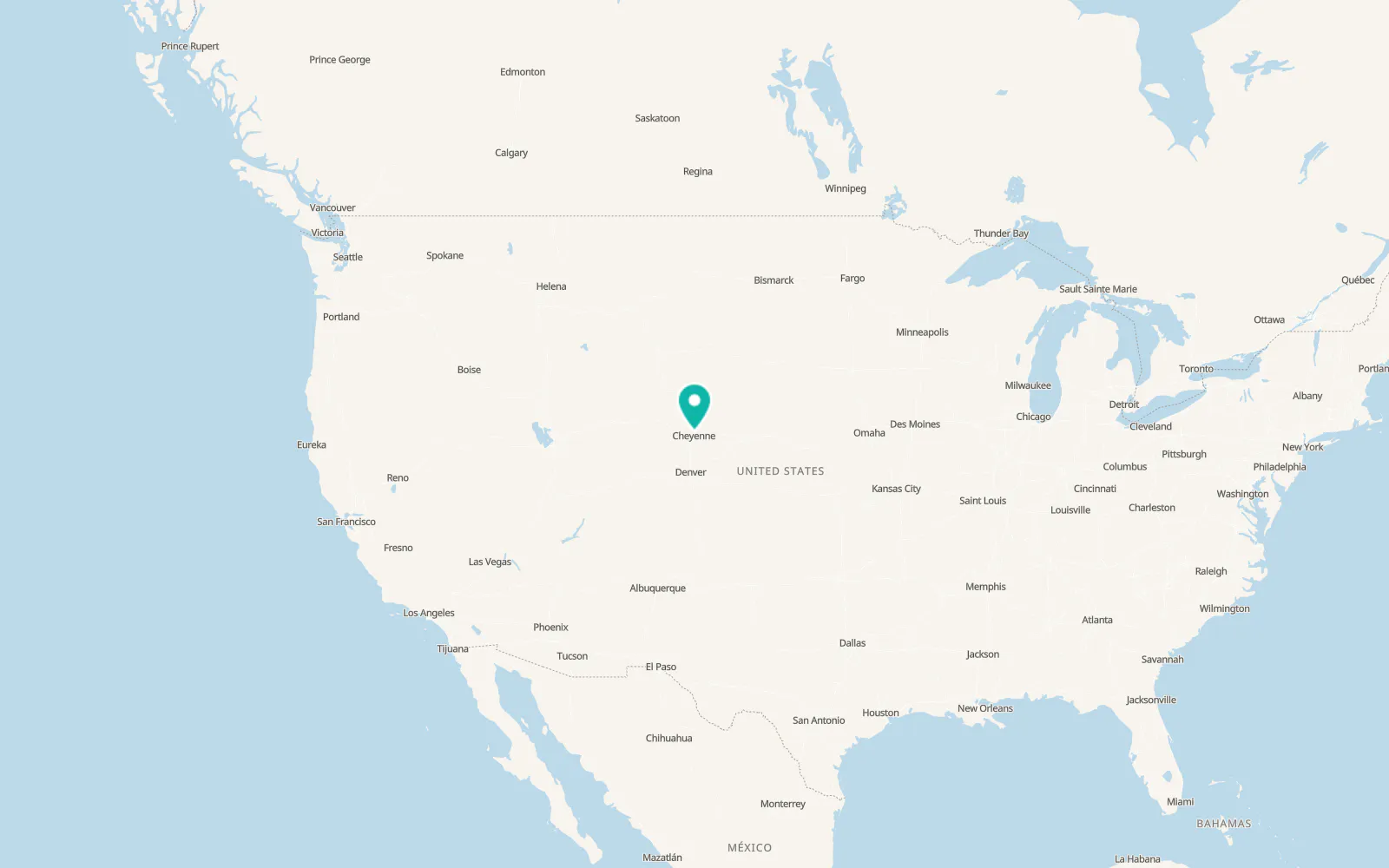 Map of Ranchettes