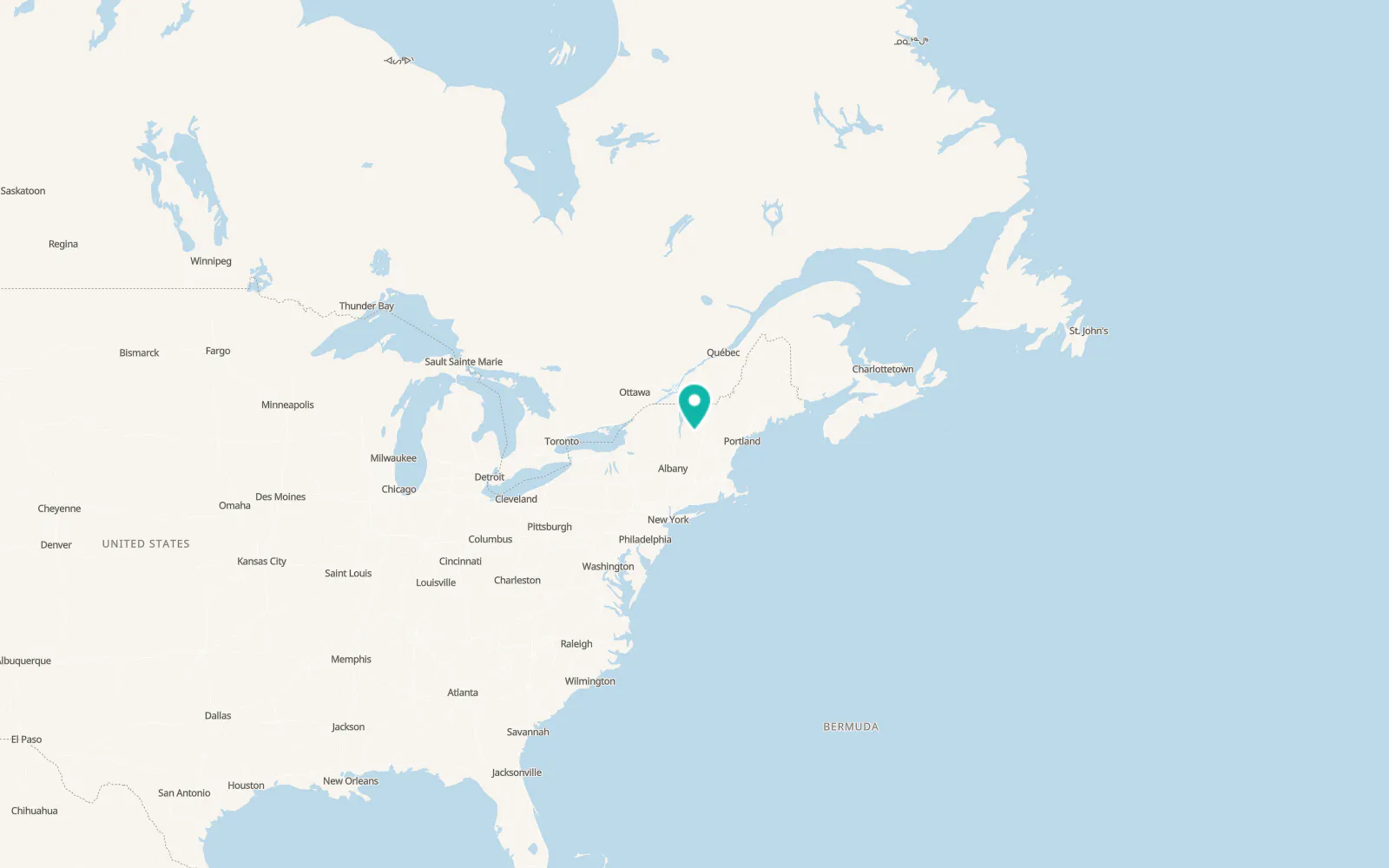 Map of Randolph