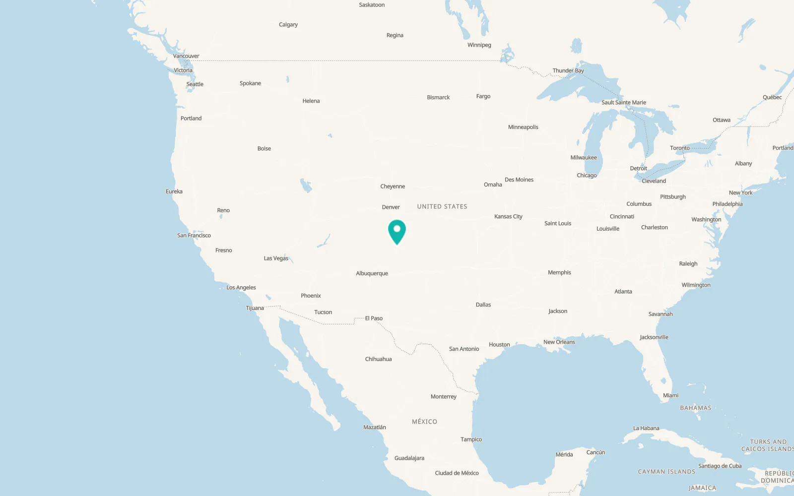 Map of Raton