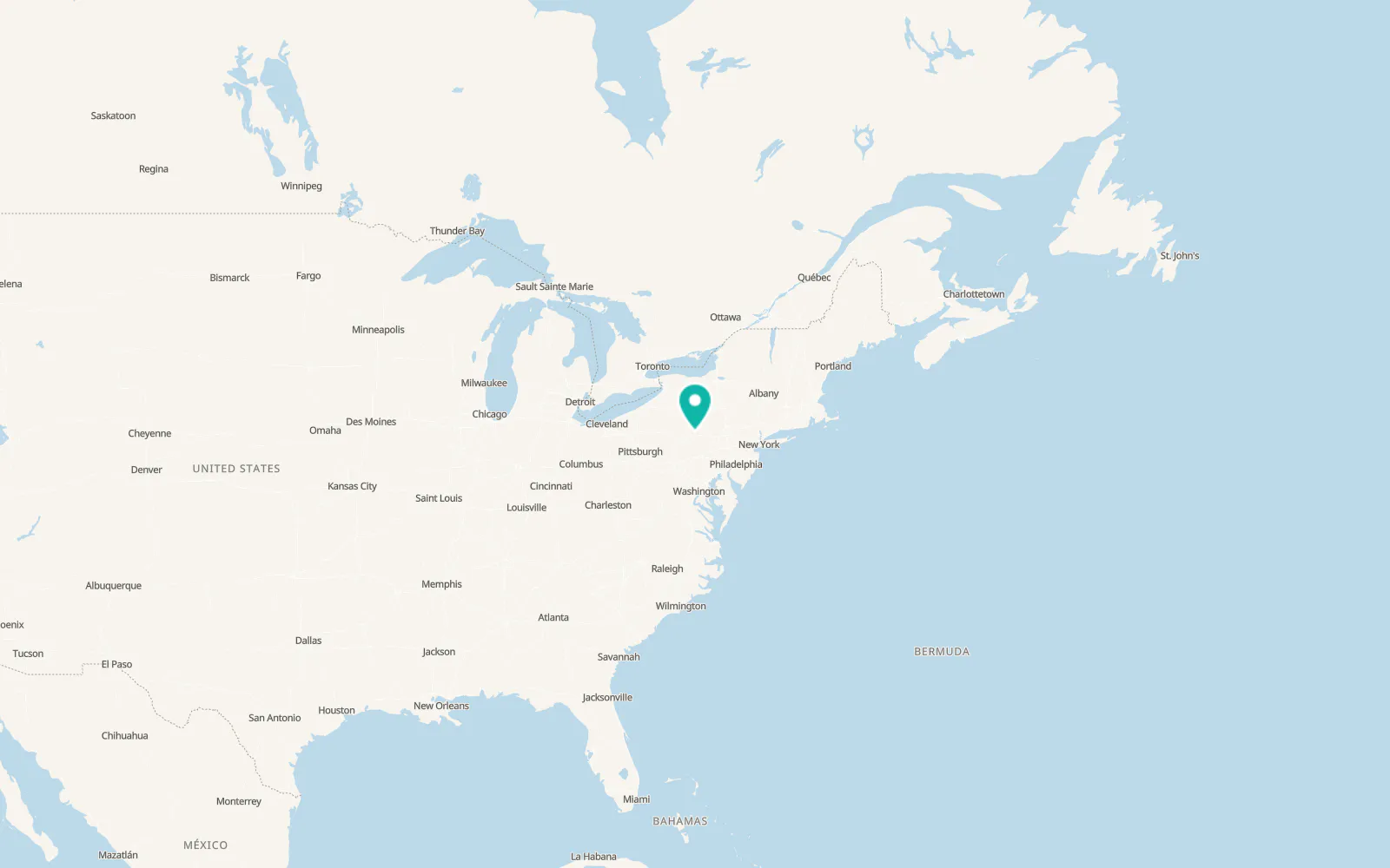 Map of Rauchtown