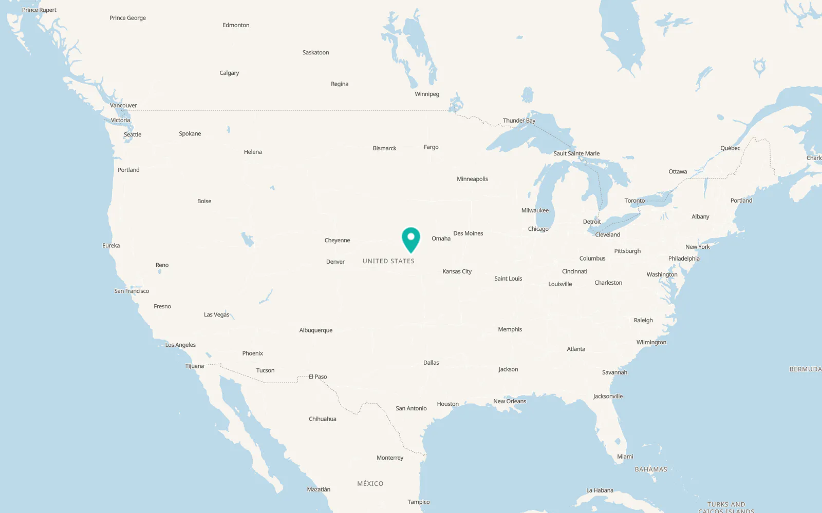 Map of Red Cloud