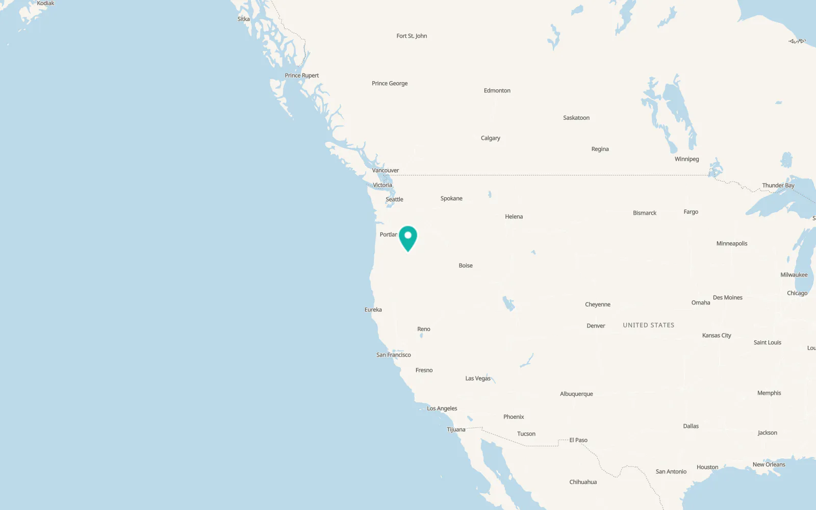 Map of Redmond