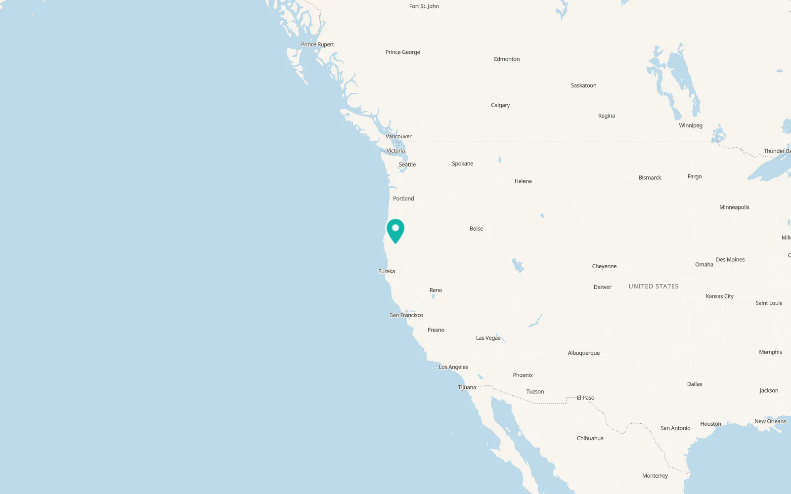 Map of Redwood
