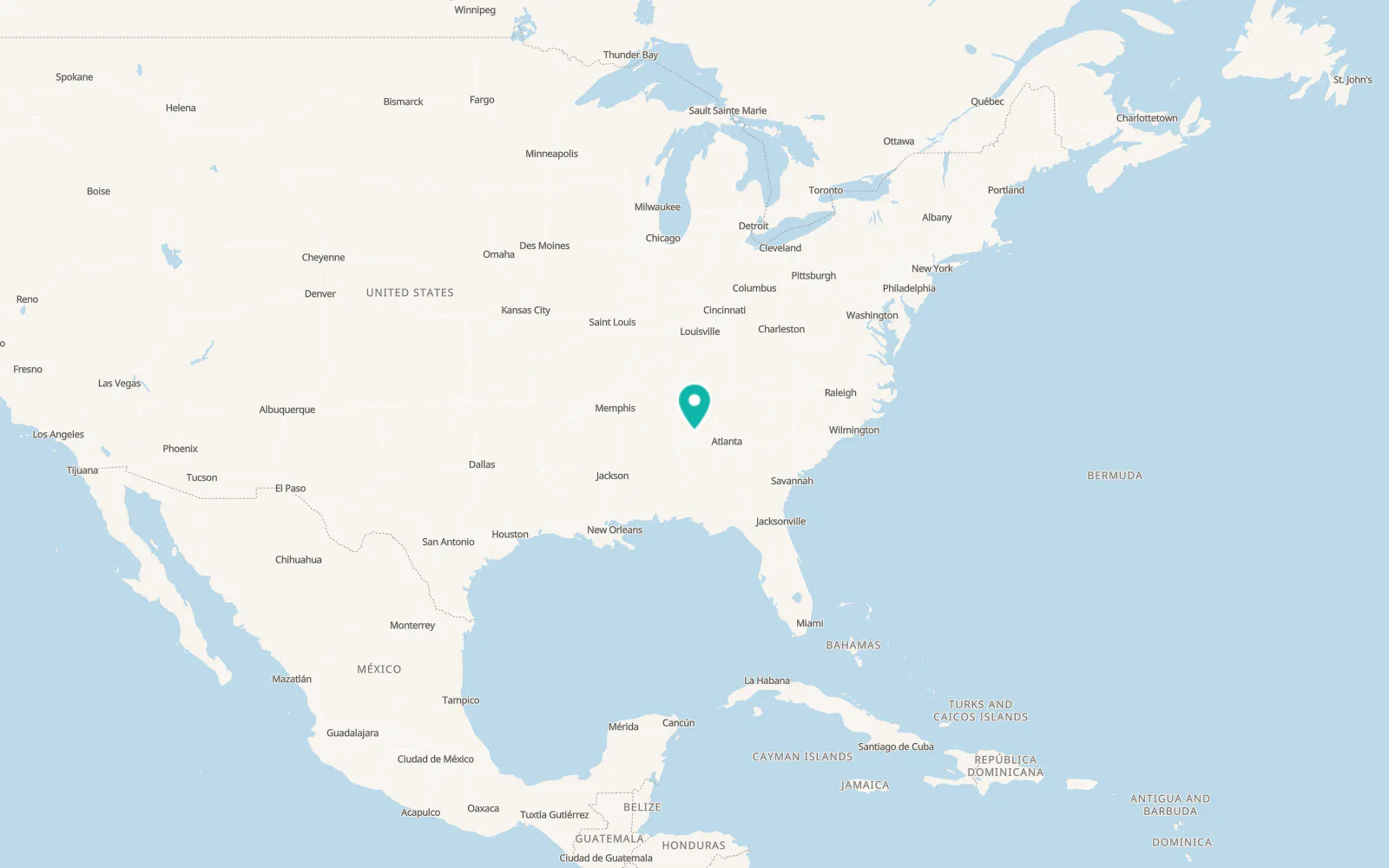 Map of Reece City