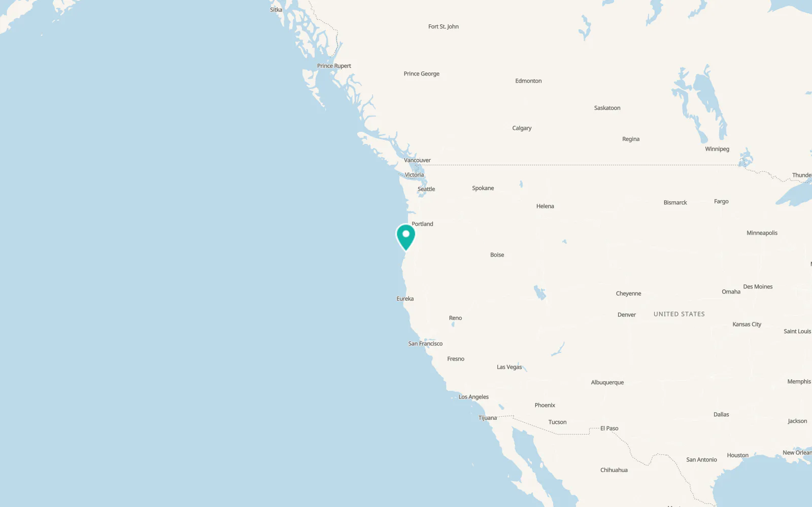 Map of Reedsport