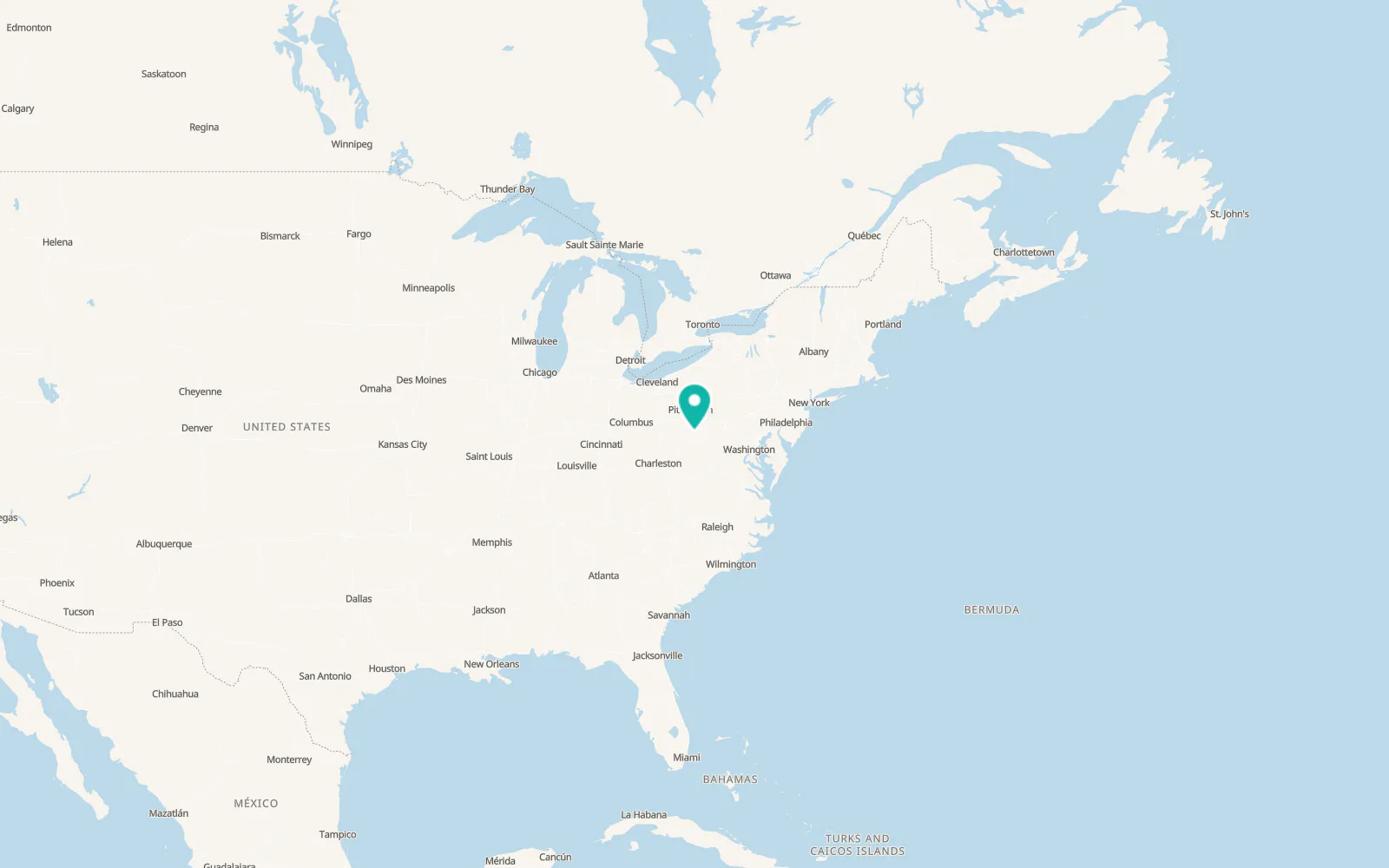 Map of Reedsville