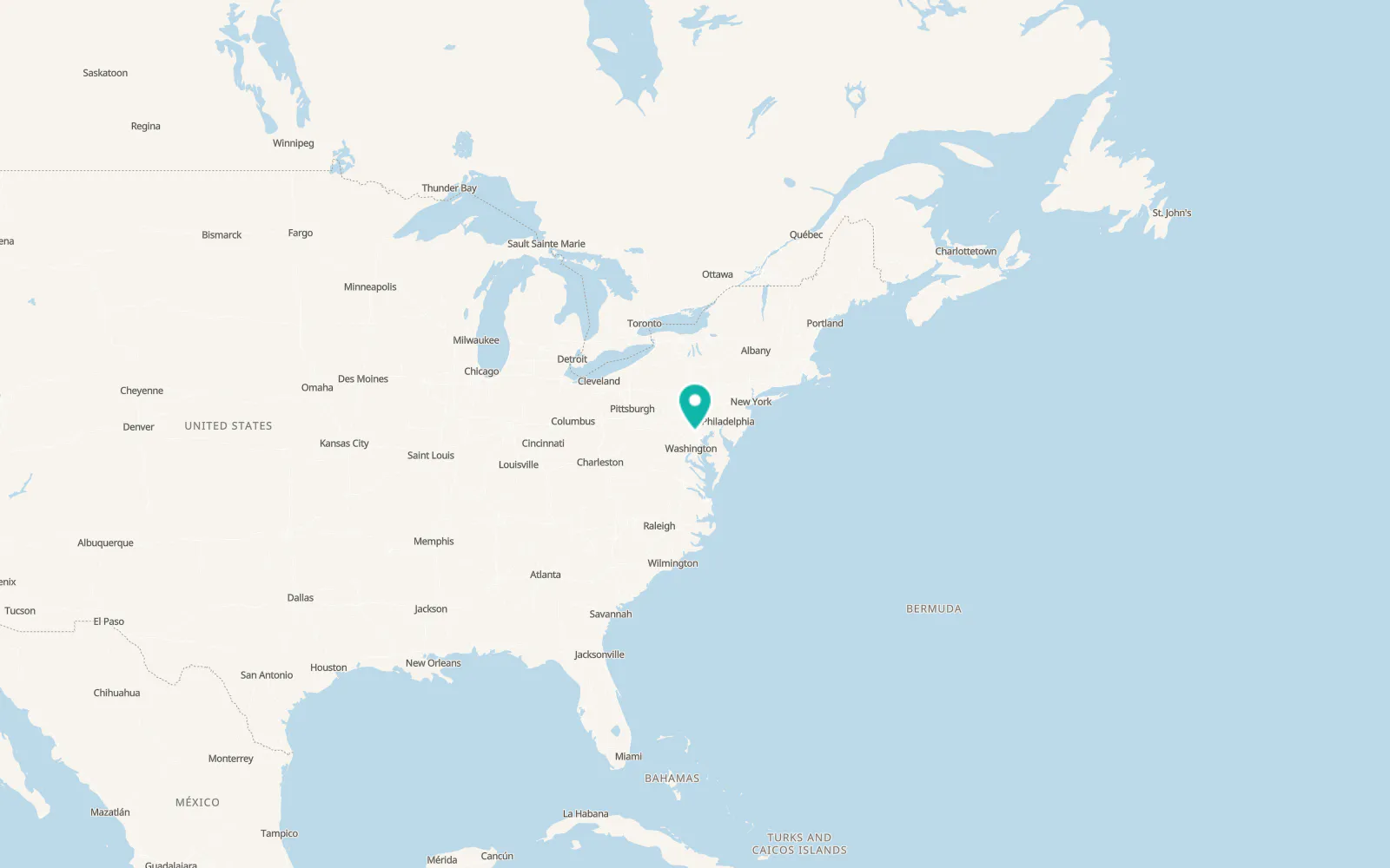 Map of Reisterstown