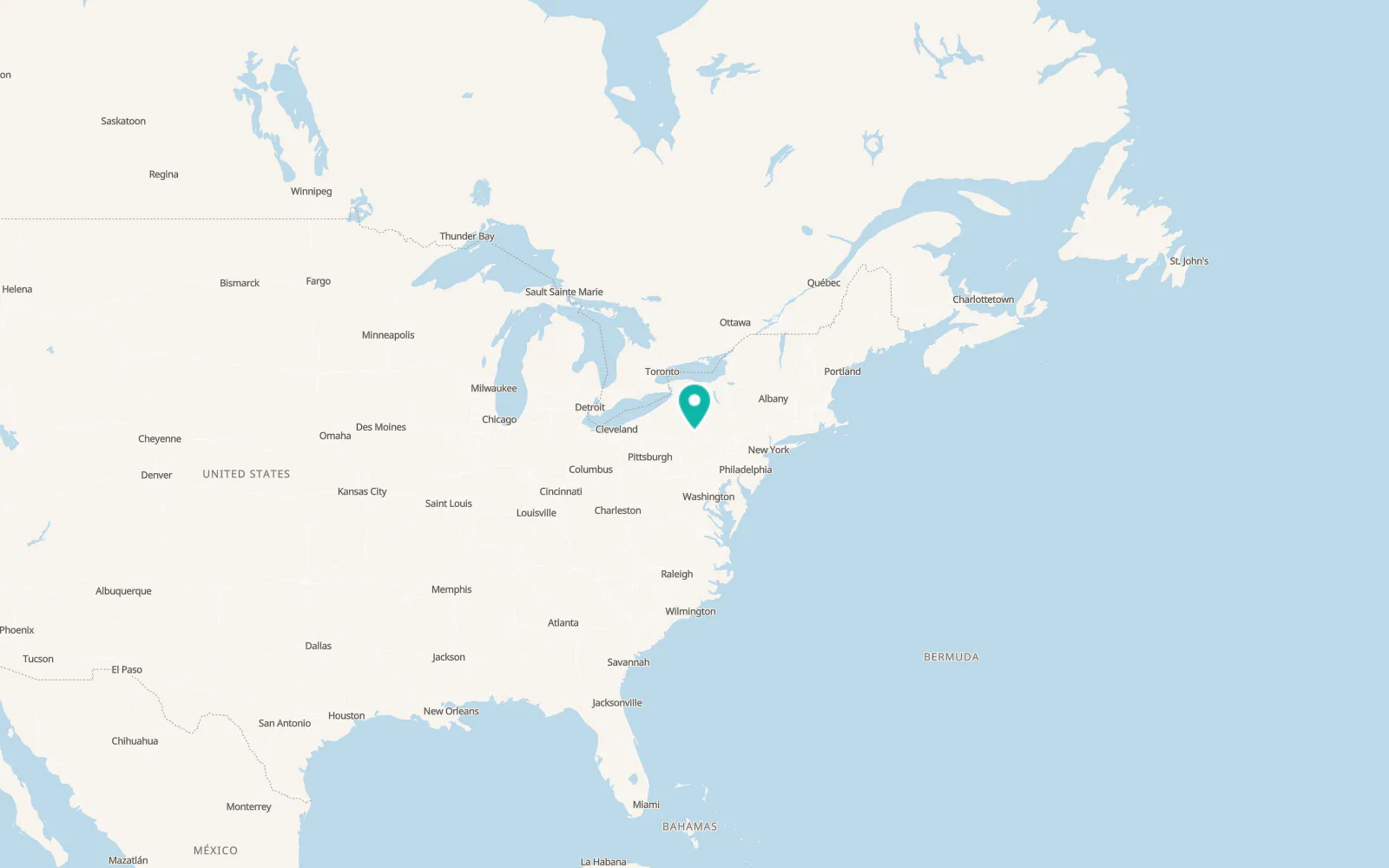 Map of Renovo