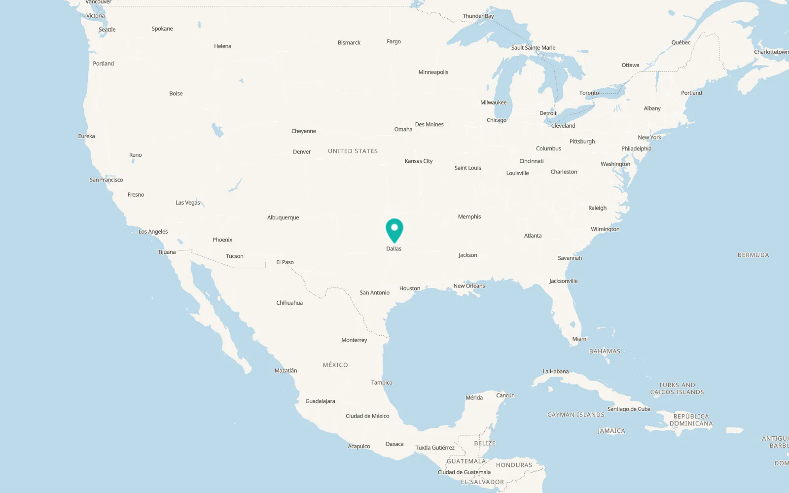 Map of Richardson