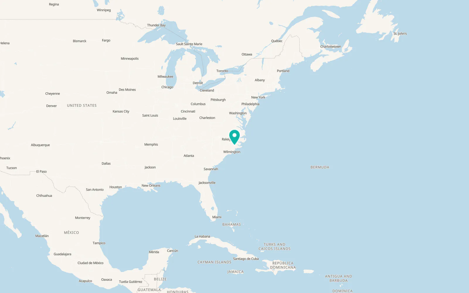 Map of Richlands