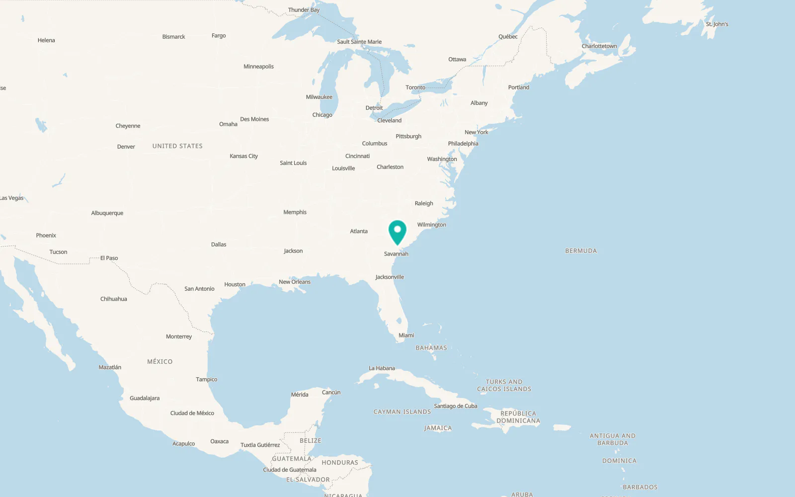 Map of Ridgeland