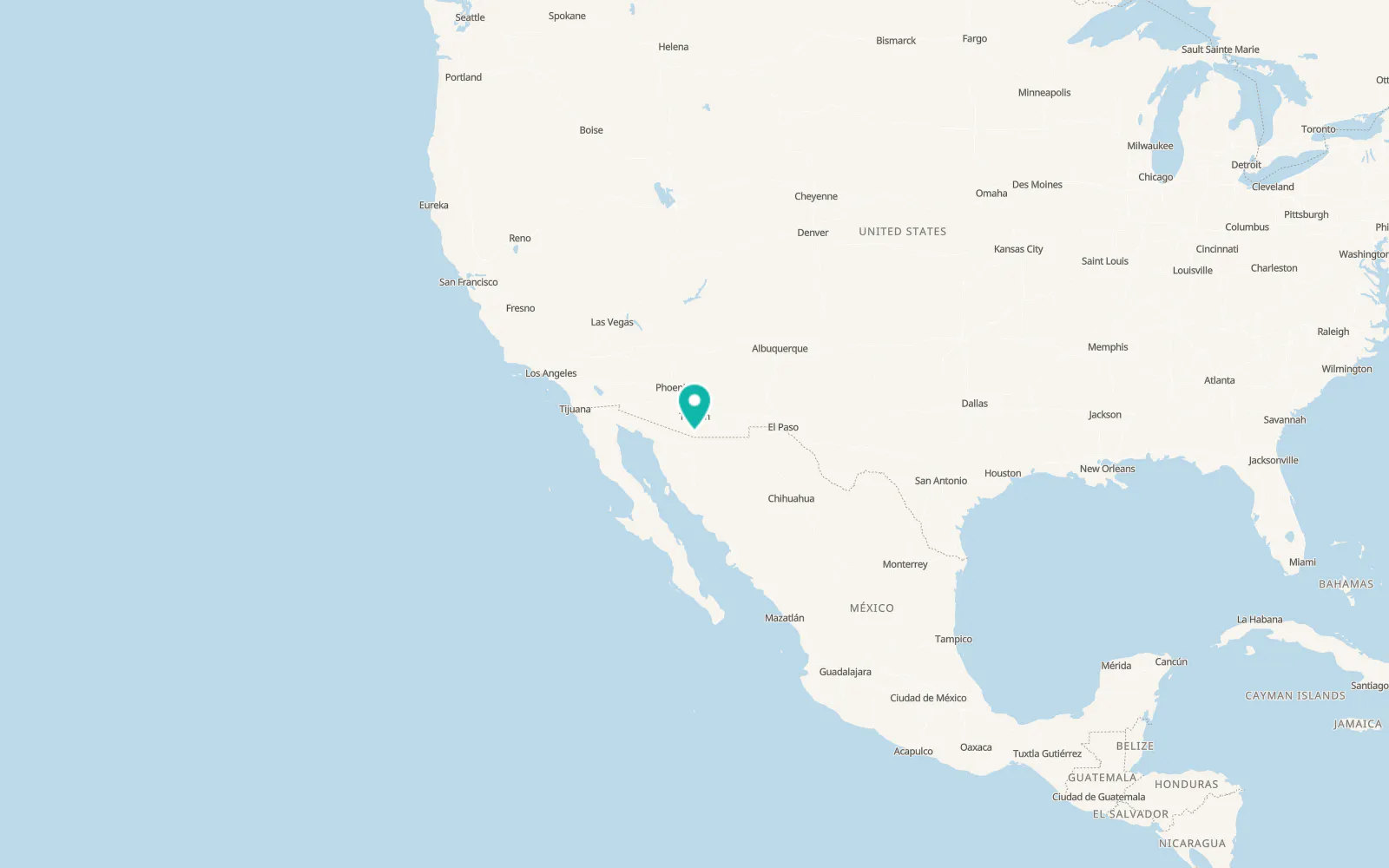 Map of Rio Rico