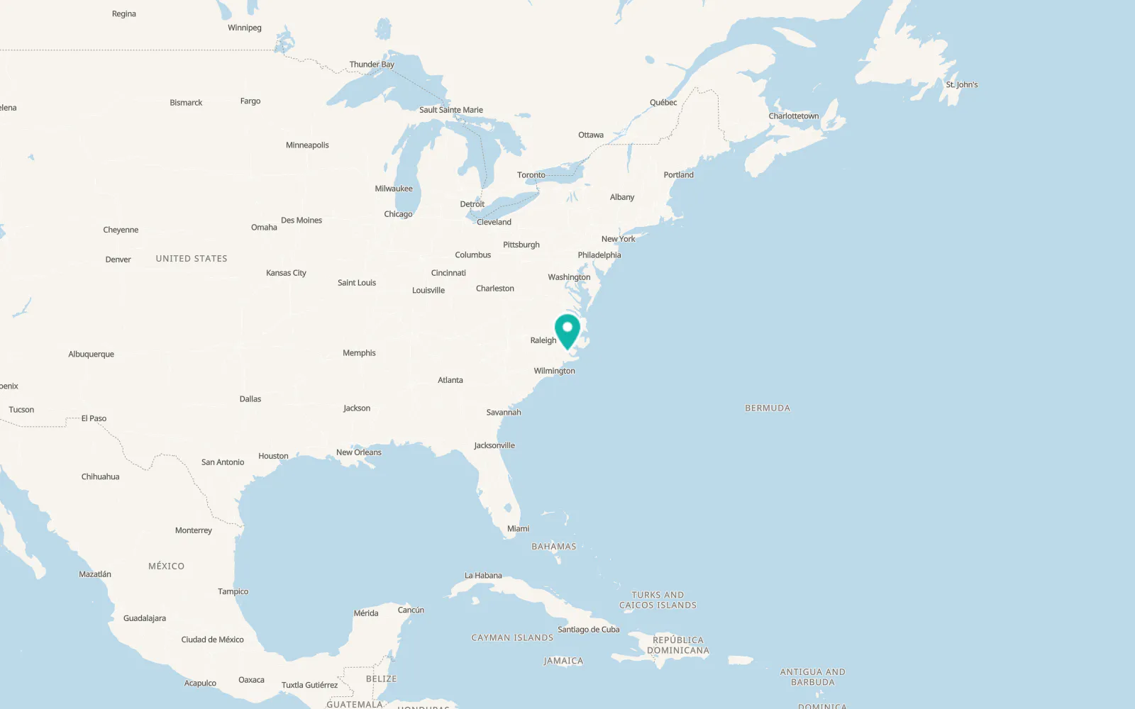Map of River Bend