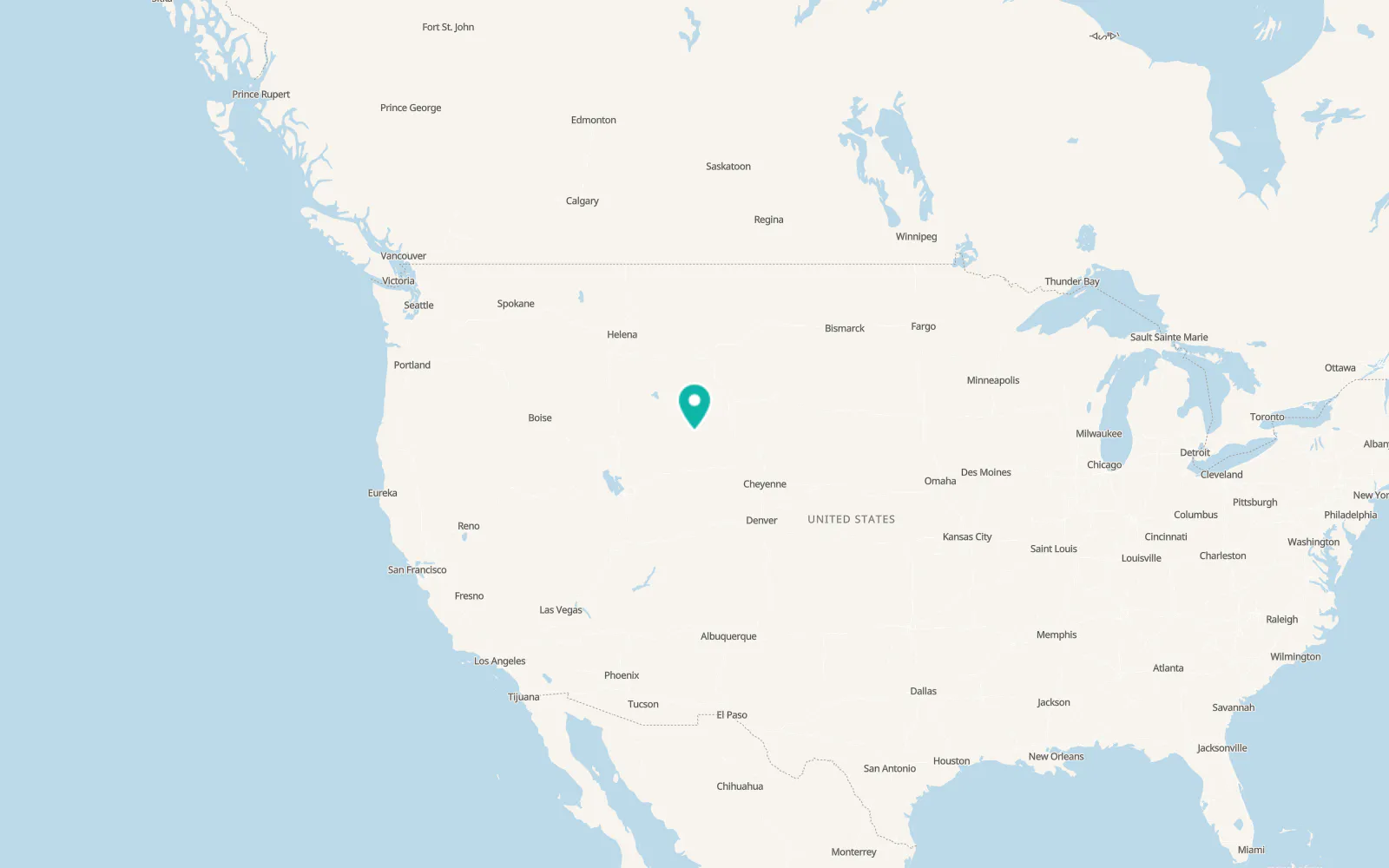Map of Riverton