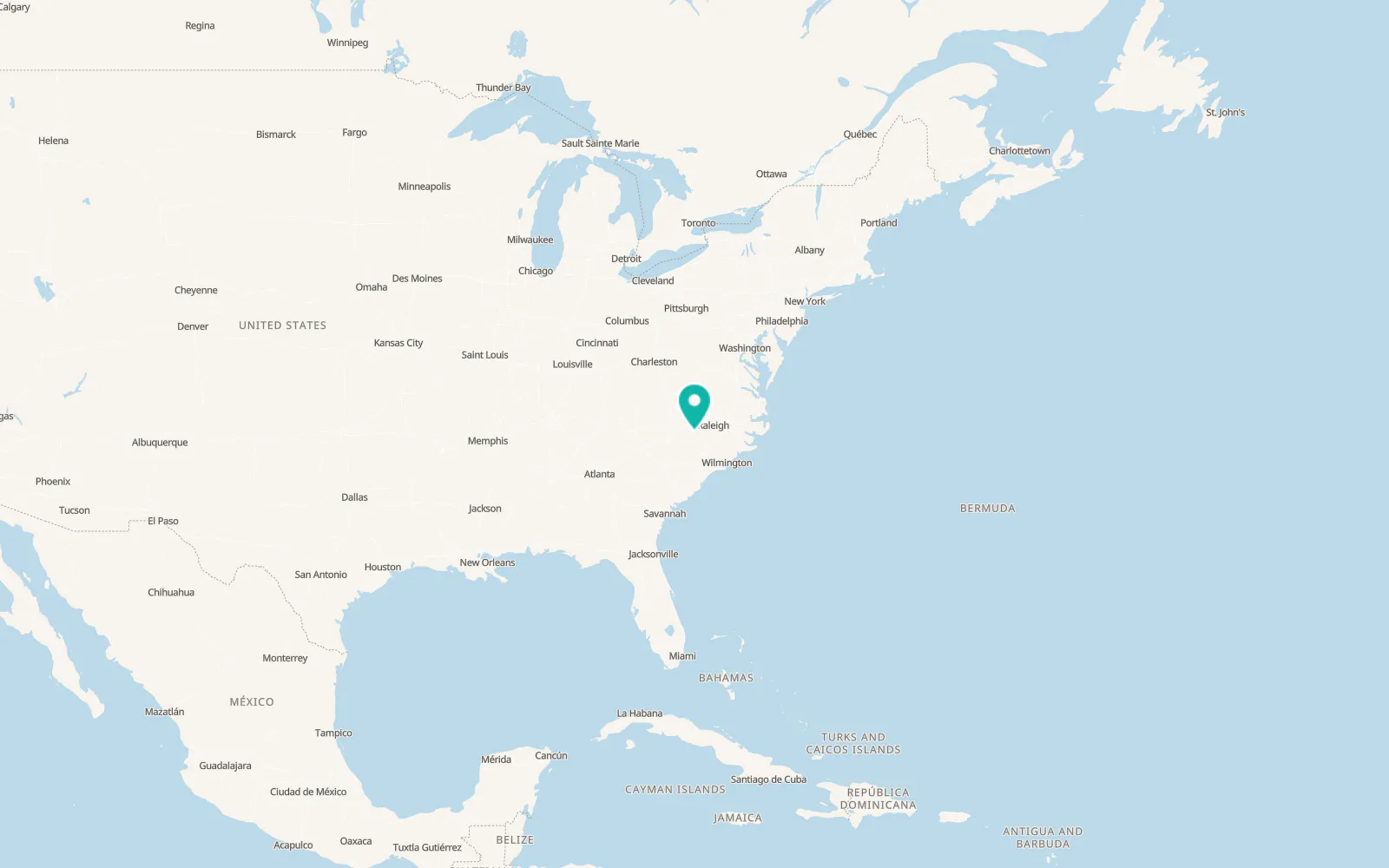 Map of Robbins