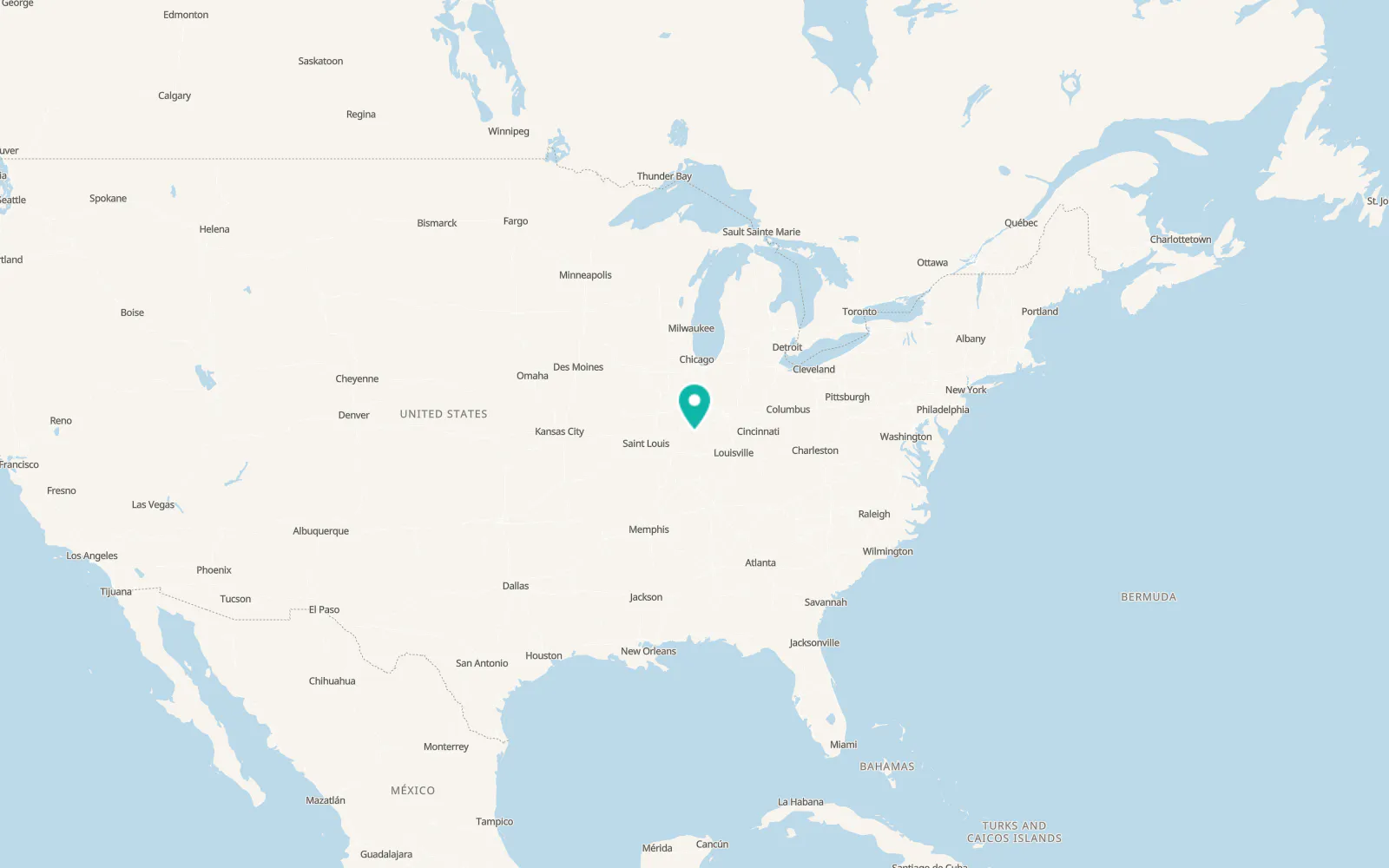 Map of Robinson