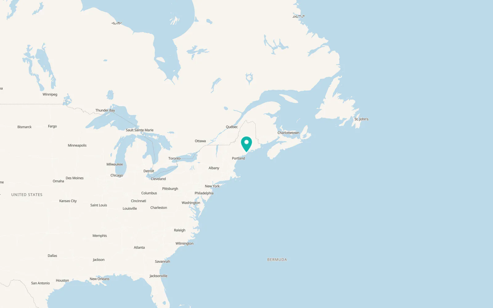 Map of Rockland